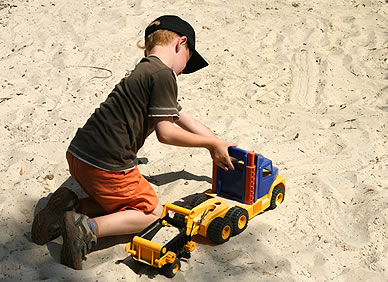 Spielen im Sand