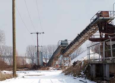 Winter im Kieswerk Klein Schneen