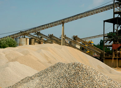Quarzsand aus dem Kieswerk Fritzlar-Kalbsburg