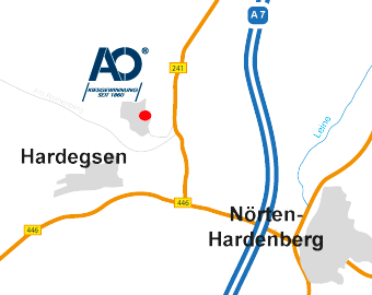 Anfahrtskarte AO in lutterhausen
