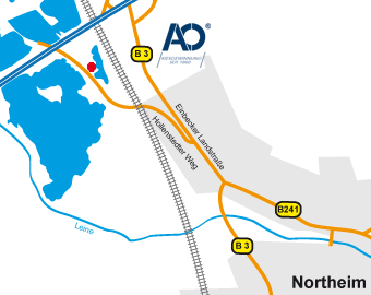 Anfahrtskarte AO in Northeim